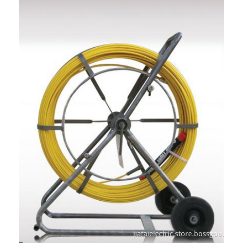 Fibreglass Threader with Frame for Underground Cable Installation